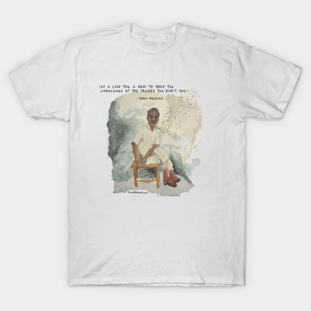 James Baldwin T-Shirt by Say Bible Podcast